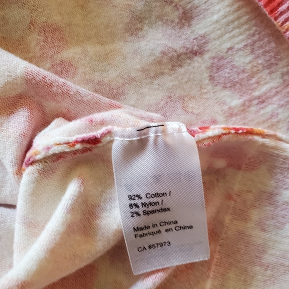 NWOT Long sleeve floral M/L cardigan - Picture 4 of 5